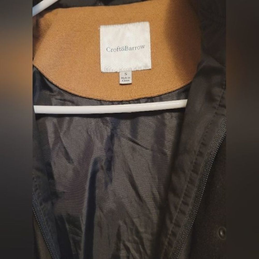 CROFT &‎ Barrow Camel Hooded Coat - Picture 3 of 5